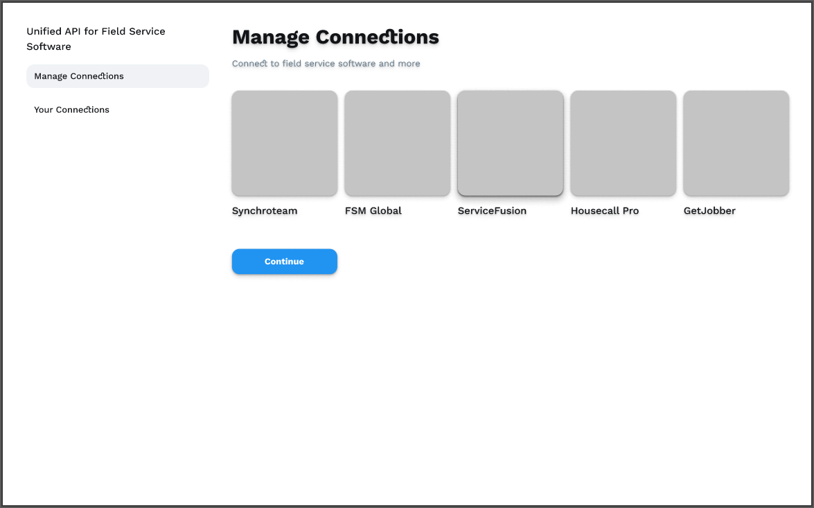 Manage Connections